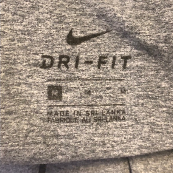 Nike Pro Dri Fit grey funnel turtleneck shirt - M - Picture 6 of 7